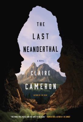 Book cover: Scenic view of mountain, taken from inside a cave. The entrance to the cave consists of a man and a woman in profile, man on the left, woman on the right.